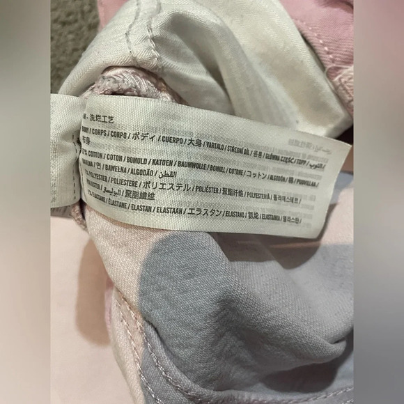 Social Tourist Ultra High-Rise Straight Jeans Pink Size 26 - Picture 3 of 6